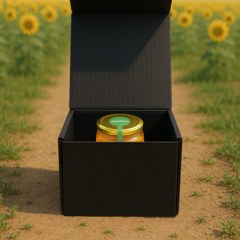 Miere cruda de floarea soarelui, 2024, 400g - imagine 3