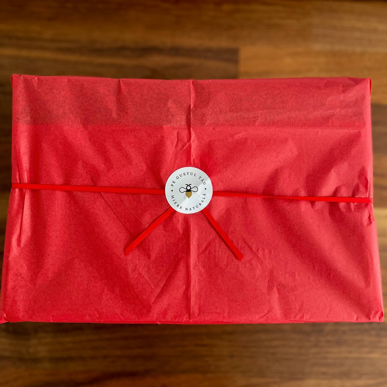 Set cadou miere crudă și polen - 6 x 175g, cutie premium - imagine 3